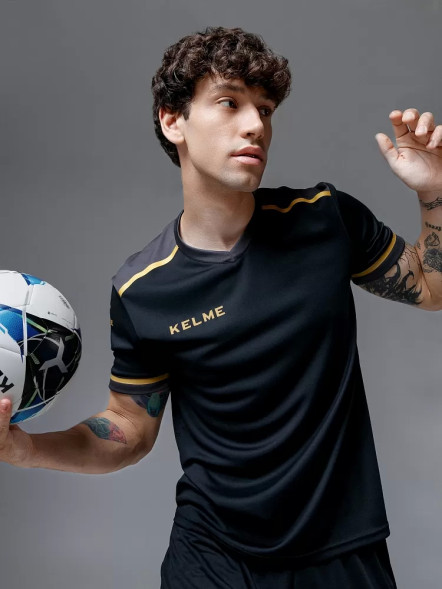 Футбольная форма KELME Short Sleeve Football Uniform Black