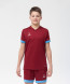 Футболка игровая JOGEL DIVISION PerFormDRY Union Jersey, гранатовый/голубой/белый
