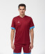 Футболка игровая JOGEL DIVISION PerFormDRY Union Jersey, гранатовый/голубой/белый