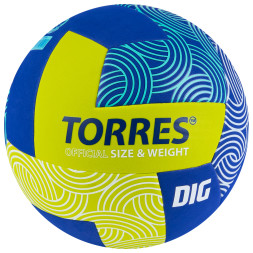 Мяч волейбольный TORRES Dig, V22345