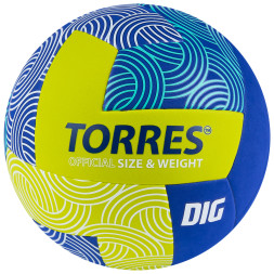 Мяч волейбольный TORRES Dig, V22345