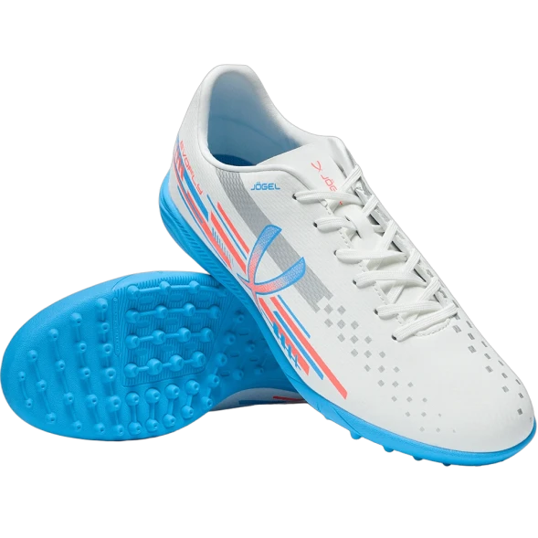 Бутсы многошиповые JOGEL Evofly TF Talant White/blue