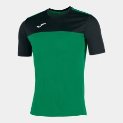 Футболка игровая JOMA с коротким рукавом WINNER Зеленый-черный