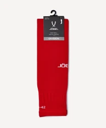 Гольфы футбольные JOGEL MATCH FOOTLESS SOCKS, красный