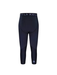 Детское термобелье низ KELME Kids Tight Trousers (3/4 Pants) Black