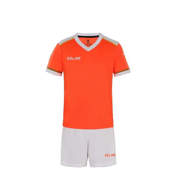 Детская футбольная форма KELME S/S Football Set Kid (Orange/White)