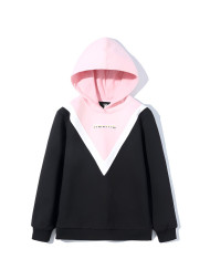 Детское худи KELME Girl's Hooded Sweatshirt (Black/Pink)