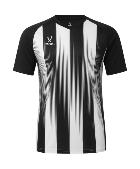 Футболка игровая JOGEL CAMP Striped Jersey, черный/белый, детский