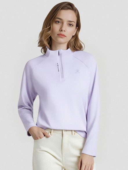 Лонгслив KELME Half-open Long-sleeved T-shirt Violet