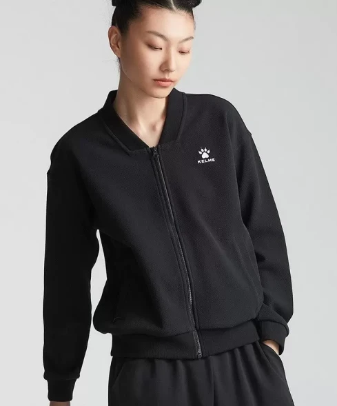 Бомбер KELME Knitted Coat Black