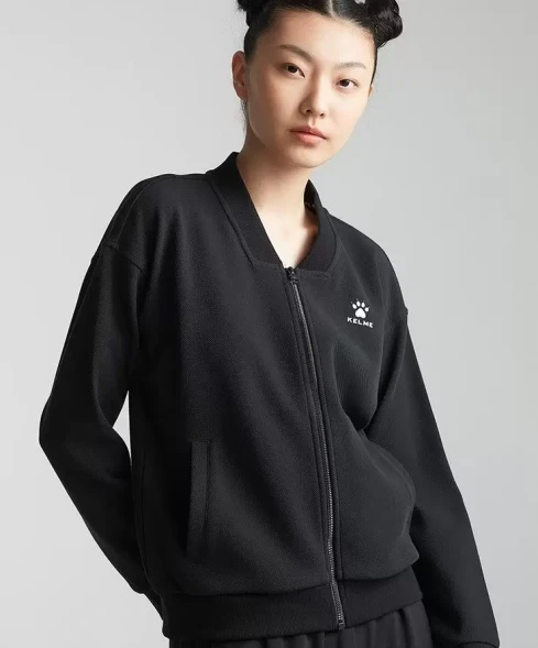 Бомбер KELME Knitted Coat Black