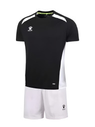 Футбольная форма KELME Short Sleeve Football Uniform (Black/White)