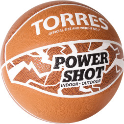 Мяч баскетбольный TORRES Power Shot, B32087, р.7