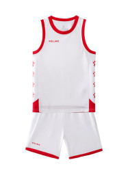 Баскетбольная форма KELME Children's Basketball Uniform White