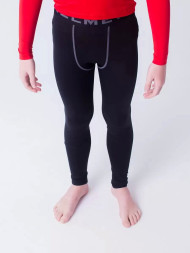Детское термобелье низ KELME Tight Trousers Kid Black