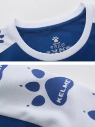 Детская футбольная форма KELME Short Sleeve Football Set Kids Blue