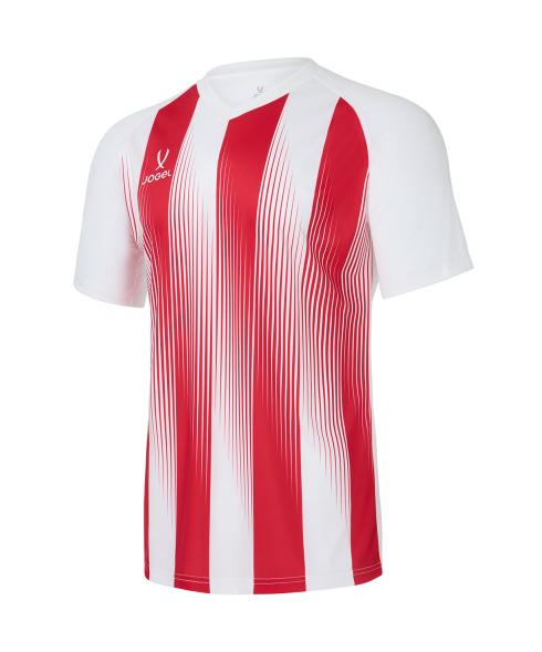 Футболка игровая JOGEL CAMP Striped Jersey, красный/белый, детский