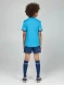 Детская футбольная форма KELME S/S Football Set Kid (Light Blue/Dark Blue)