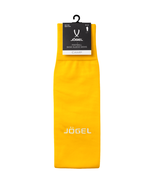 Гольфы футбольные JOGEL CAMP BASIC SLEEVE SOCKS, желтый/белый