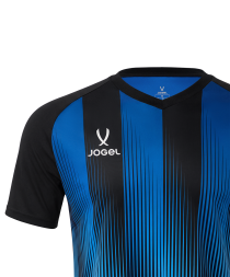 Футболка игровая JOGEL CAMP Striped Jersey, синий/черный, детский