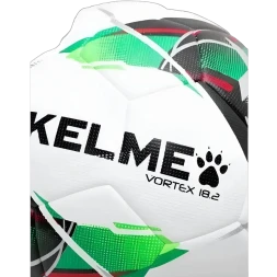 Мяч футбольный KELME Leather Football (18.2) (32 Panels) (White/Green)