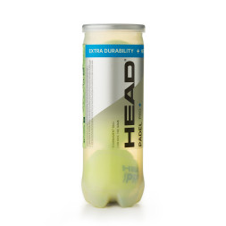 Мяч для падела HEAD Padel Pro+, 540203, уп.3 шт, войлок,нат.резина,желтый