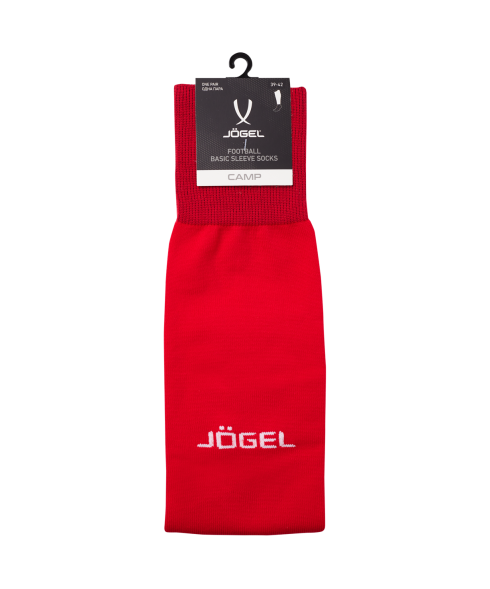 Гольфы футбольные JOGEL CAMP BASIC SLEEVE SOCKS, красный/белый
