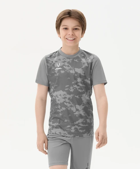 Футболка вратарская JOGEL DIVISION PerFormDRY SPLASH GK Jersey, серый, детский
