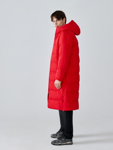 Пуховик FN Snowfall Long Red