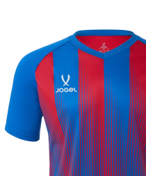 Футболка игровая JOGEL CAMP Striped Jersey, красный/синий, детский