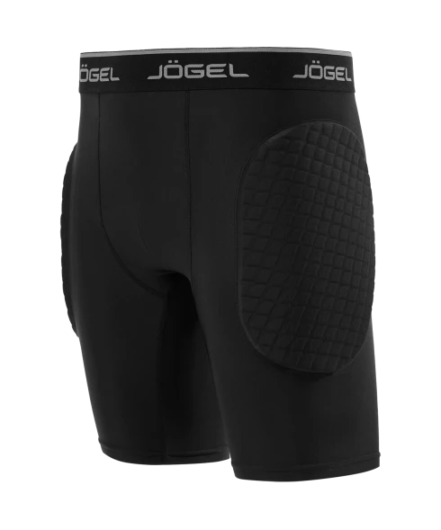 Шорты вратарские с защитой JOGEL ScalePad Goalkeeper Shorts, черный