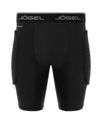 Шорты вратарские с защитой JOGEL ScalePad Goalkeeper Shorts, черный