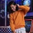 Бомбер KELME Knitted Coat Orange
