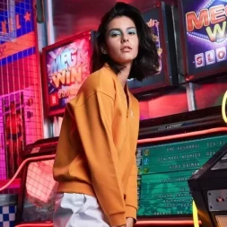 Бомбер KELME Knitted Coat Orange