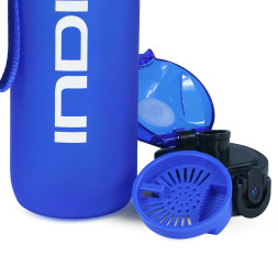 Бутылка для воды INDIGO Irtysh IN375-B, 1000 мл, тритан, бирюзовый