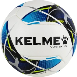 Мяч футбольный KELME Hand Stitched Football Ball (White/Light Blue)