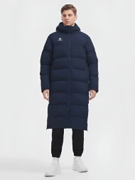 Пуховик KELME Men's Long Clothes Dark Blue