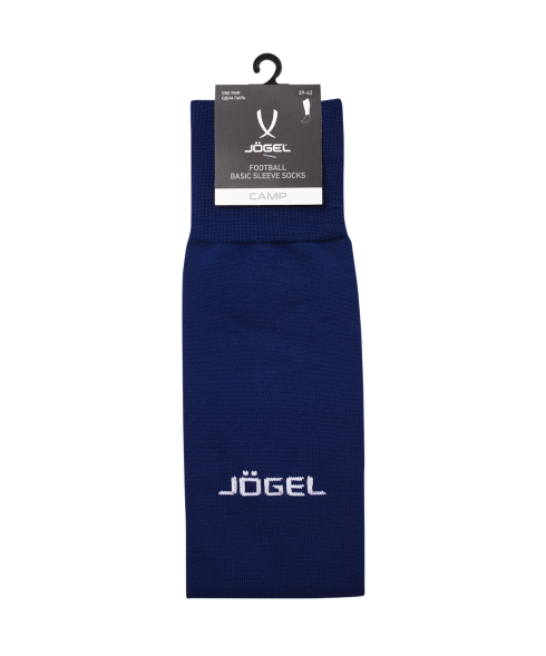 Гольфы футбольные JOGEL CAMP BASIC SLEEVE SOCKS, темно-синий/белый