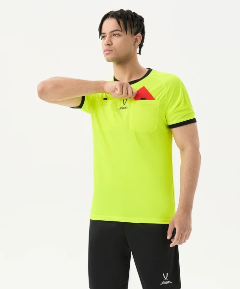 Футболка судейская JOGEL Referee tee, желтый