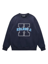 Свитшот KELME Fleece Crew Neck Sweatshirt Dark Blue