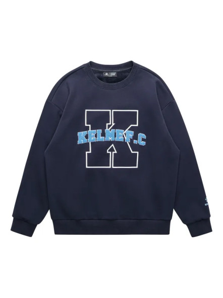 Свитшот KELME Fleece Crew Neck Sweatshirt Dark Blue