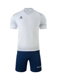 Футбольная форма KELME Short Sleeve Football Uniform (White/Dark Blue)