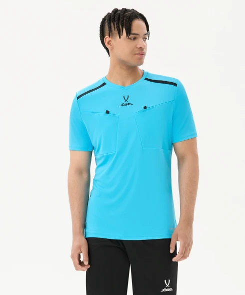 Футболка судейская JOGEL DIVISION PerFormDRY Referee Tee, голубой