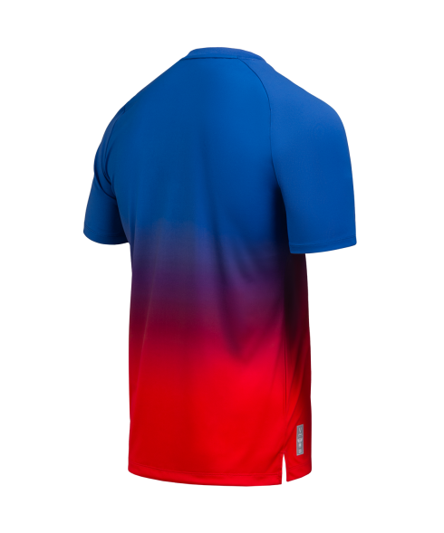 Футболка тренировочная JOGEL NATIONAL PerFormDRY Pre-Match Tee, сине-красный