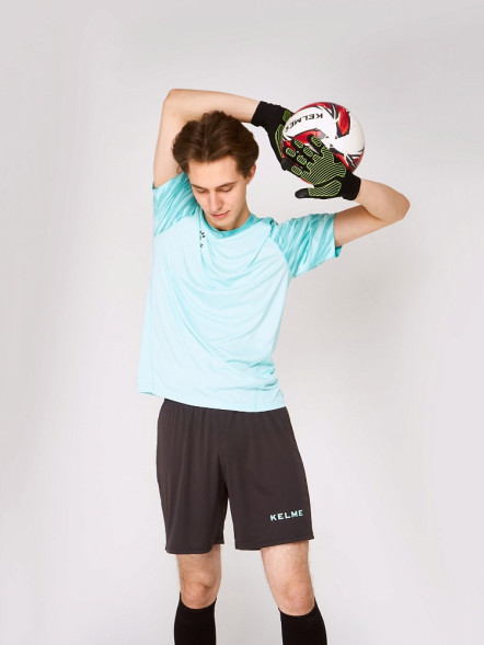 Футбольная форма KELME Short Sleeve Football Uniform (Teal/Black)
