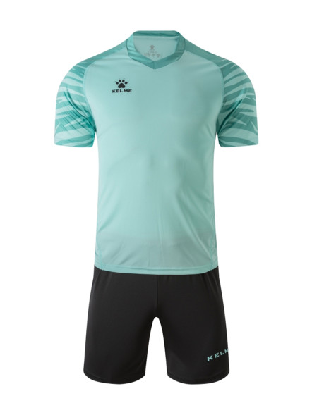 Футбольная форма KELME Short Sleeve Football Uniform (Teal/Black)