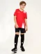 Детская футбольная форма KELME S/S Football Set Kid (Red/Black)