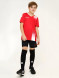 Детская футбольная форма KELME S/S Football Set Kid (Red/Black)