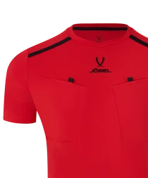 Футболка судейская JOGEL DIVISION PerFormDRY Referee Tee, красный