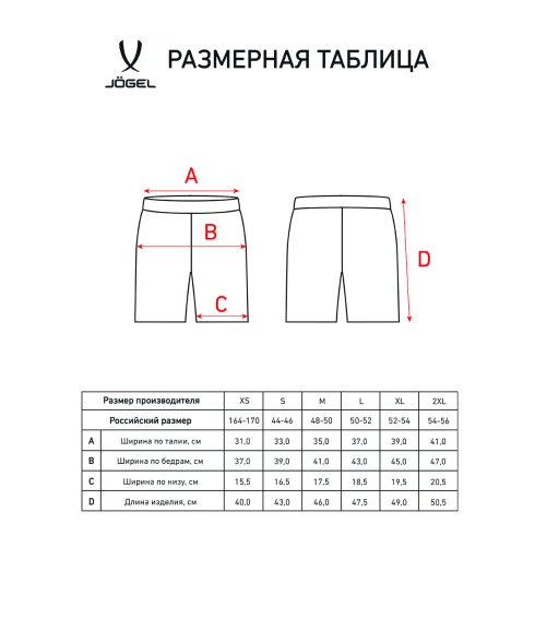 Шорты компрессионные JOGEL CAMP PerFormDRY Tight Short JBL-1300-071, синий/белый